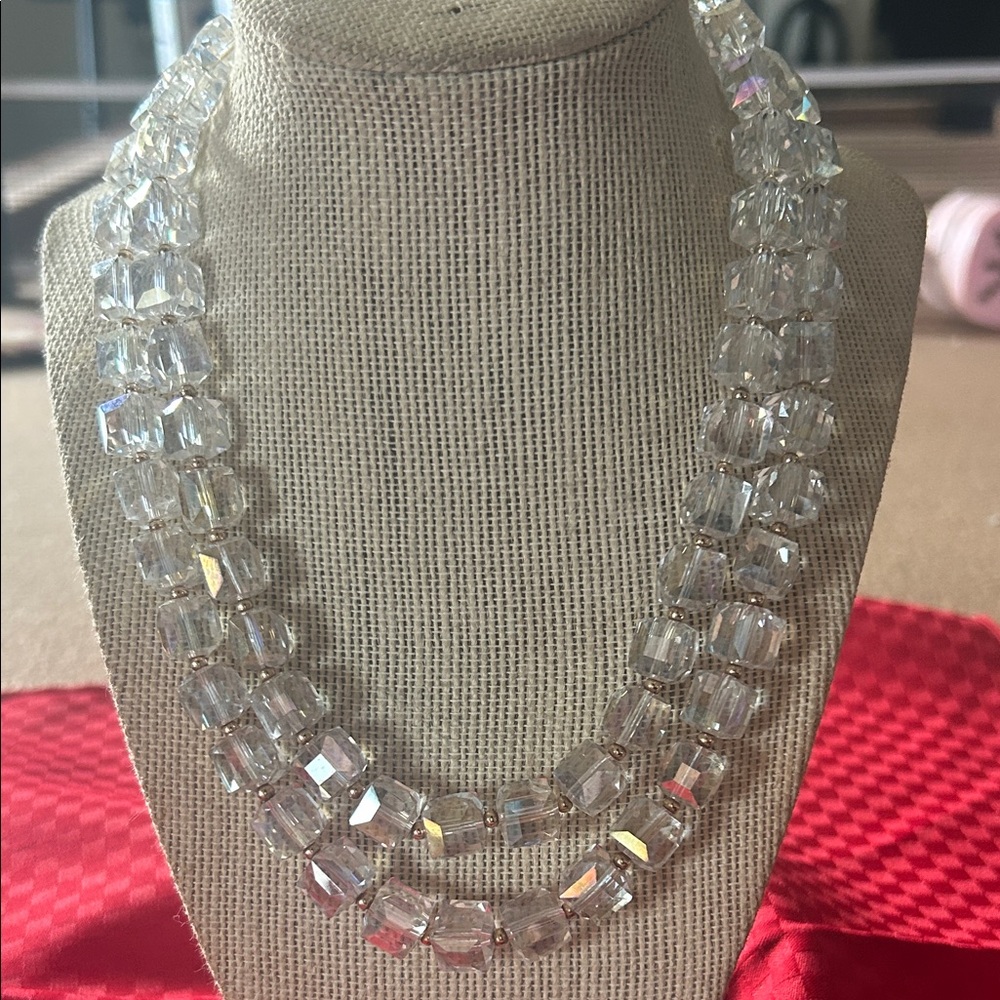 Elegant Crystal Beaded Necklace